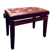 FS-201 Adjustable Piano Stool - Mahogany