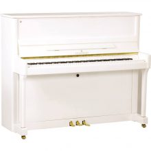 Brodmann PE-121 Upright Piano - Polished White (PE121WH)