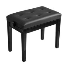 Hemingway HPB21B Adjustable Piano Stool - Polished Ebony